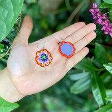 Load image into Gallery viewer, Beaded Summer Flower Earrings