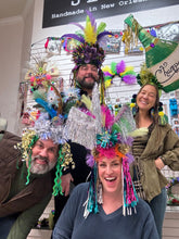 Load image into Gallery viewer, Mardi Gras Headpiece Workshop, February 3rd-8th