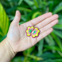 Load image into Gallery viewer, Half-Flower Embroidered Earrings