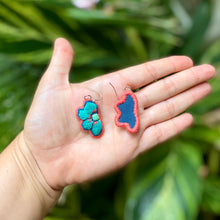 Load image into Gallery viewer, Half-Flower Embroidered Earrings