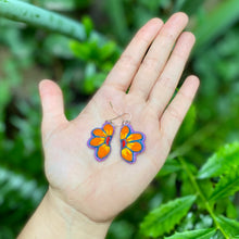 Load image into Gallery viewer, Half-Flower Embroidered Earrings