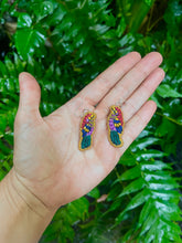 Load image into Gallery viewer, Embroidered Bird earrings