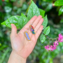 Load image into Gallery viewer, Embroidered Bird earrings