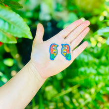 Load image into Gallery viewer, Medium Embroidered Bird earrings