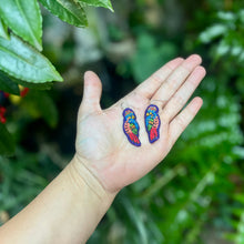 Load image into Gallery viewer, Small Embroidered Bird earrings