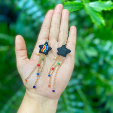 Load image into Gallery viewer, Pride Rainbow Star One-of-a-kind Earrings