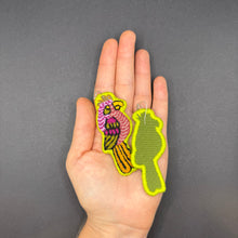 Load image into Gallery viewer, Lightweight Embroidered Bird earrings