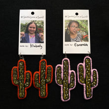 Load image into Gallery viewer, Large Cactus Earrings