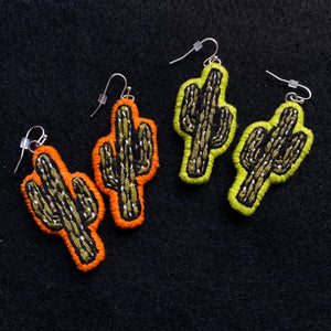 Small Cactus Earrings