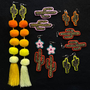 Small Cactus Earrings