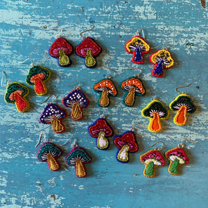 Mushroom Earrings