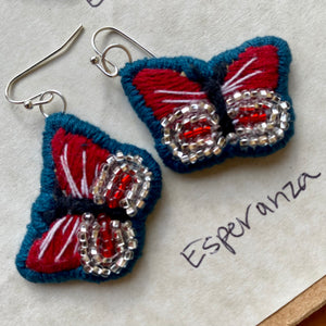 SMALL Butterfly earrings