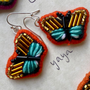 SMALL Butterfly earrings