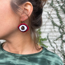 Load image into Gallery viewer, Xxxmas EMBROIDERED earrings