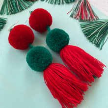 Load image into Gallery viewer, Xxxmas POMPOM earrings