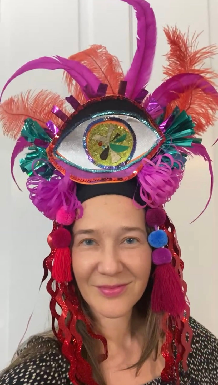 Mardi Gras Headpiece Workshop, February 3rd-8th