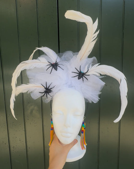 Spider Feather Headband