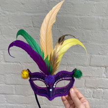 Load image into Gallery viewer, DIY Mardi Gras MASK Workshop