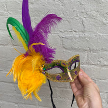 Load image into Gallery viewer, DIY Mardi Gras MASK Workshop
