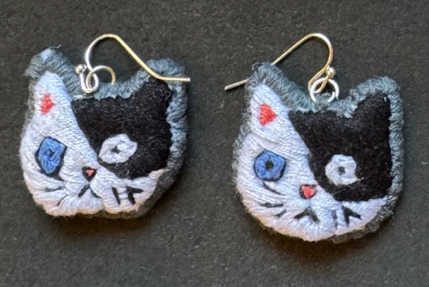 Cat earrings