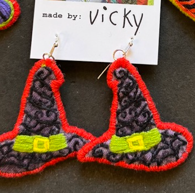 Witch Hat earrings