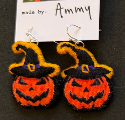 Pumpkin earrings