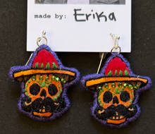 Load image into Gallery viewer, Pumpkin earrings