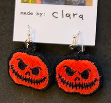 Load image into Gallery viewer, Pumpkin earrings
