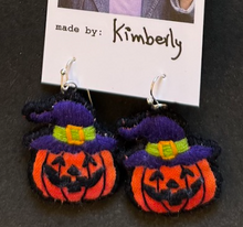 Load image into Gallery viewer, Pumpkin earrings