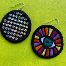 Load image into Gallery viewer, Psychedelic Eye Earrings