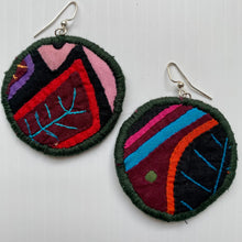 Load image into Gallery viewer, MEDIUM Fabric Earrings- MOLA
