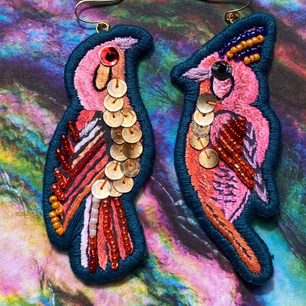 Painted+Beaded+Sewn+Sequin Birds