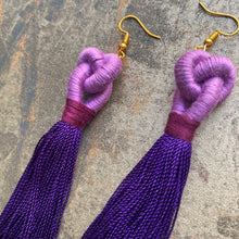 Load image into Gallery viewer, Knot Tassel Earring