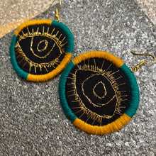 Load image into Gallery viewer, Embroidered Eye Earcandy